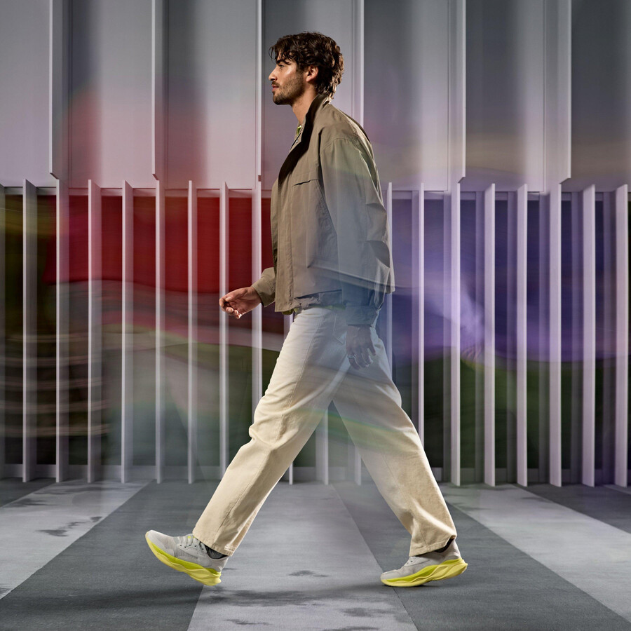 clarks pace - lime combinatie