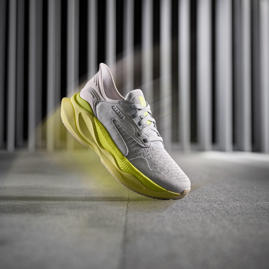 clarks pace - lime combinatie