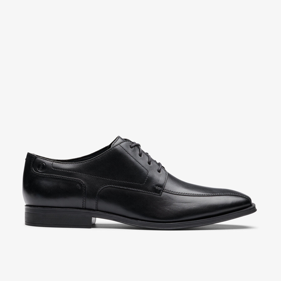 paulton over - zwart leer