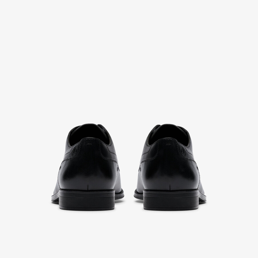 paulton over - zwart leer