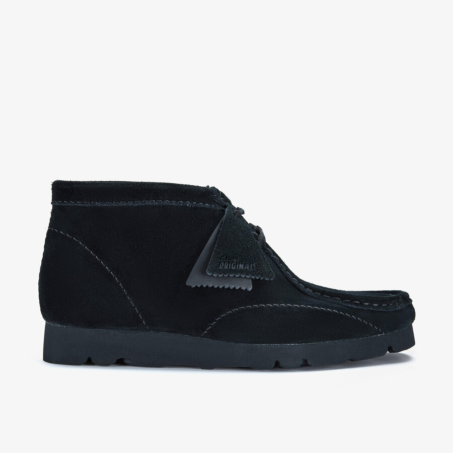 wallabee boot paf - zwart suède