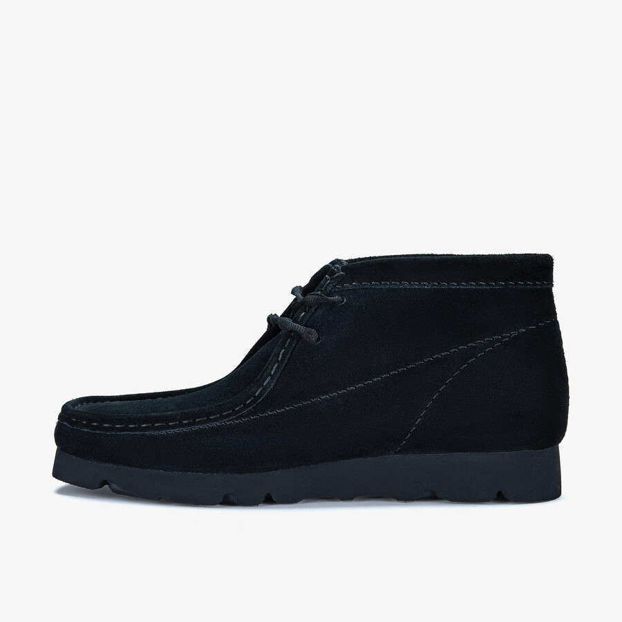 wallabee boot paf - zwart suède