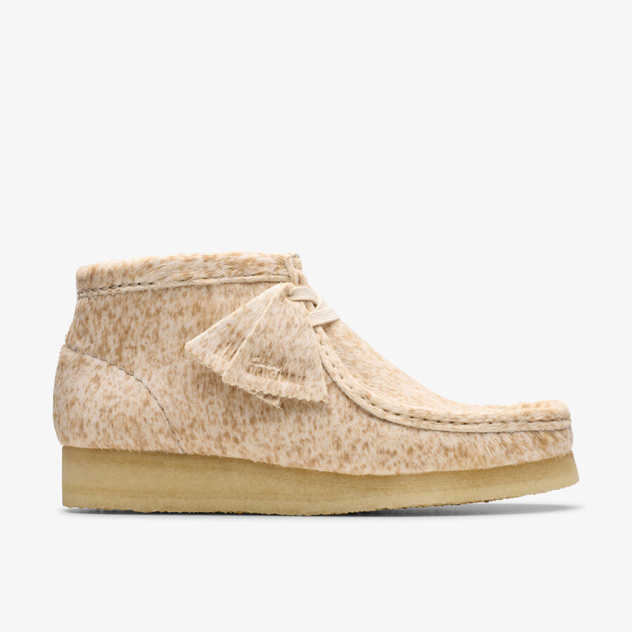 wallabee-laars - gespikkeld haar op