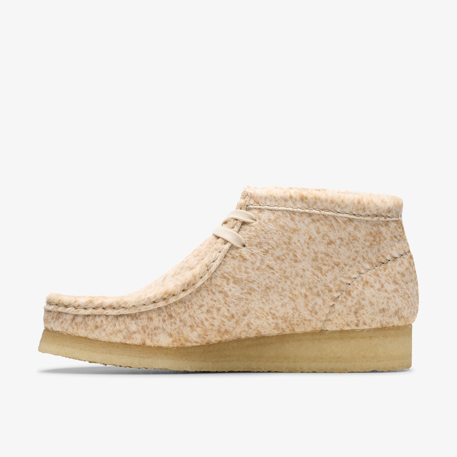 wallabee-laars - gespikkeld haar op