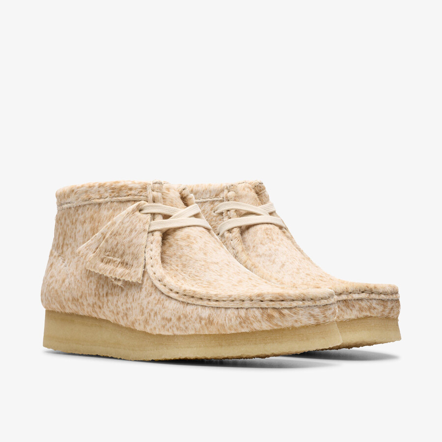 wallabee-laars - gespikkeld haar op