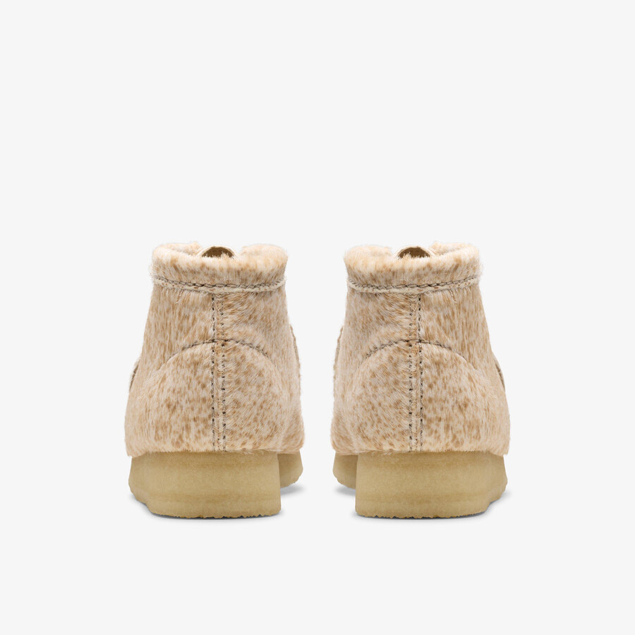 wallabee-laars - gespikkeld haar op