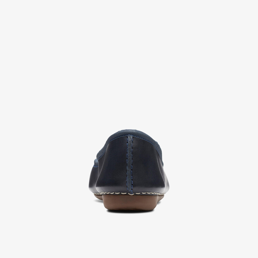 freckle ice - marineblauw leer