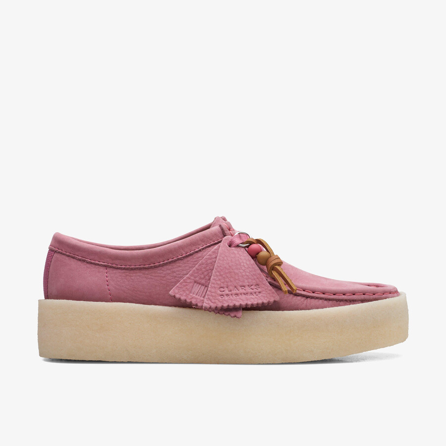 wallabee cup - roze nubuck