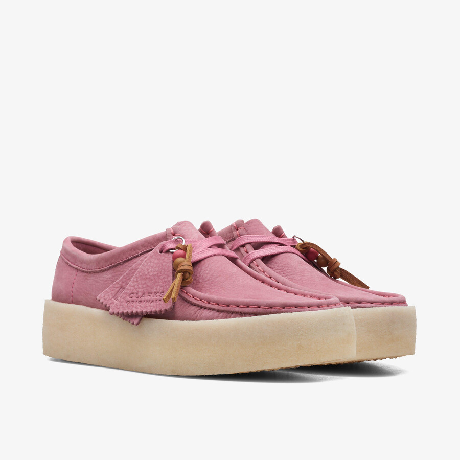 wallabee cup - roze nubuck