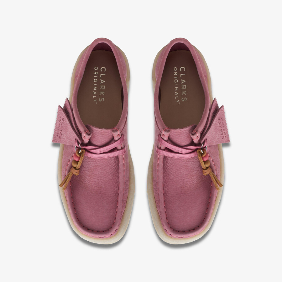 wallabee cup - roze nubuck