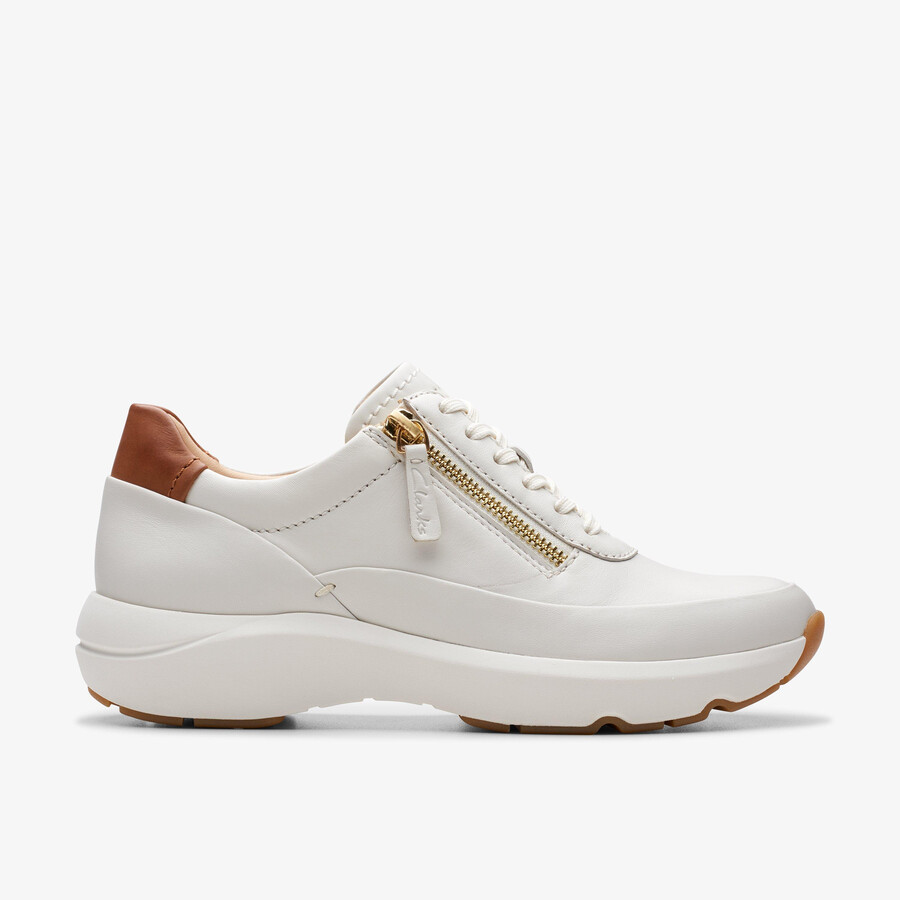 tivoli zip - off white leather
