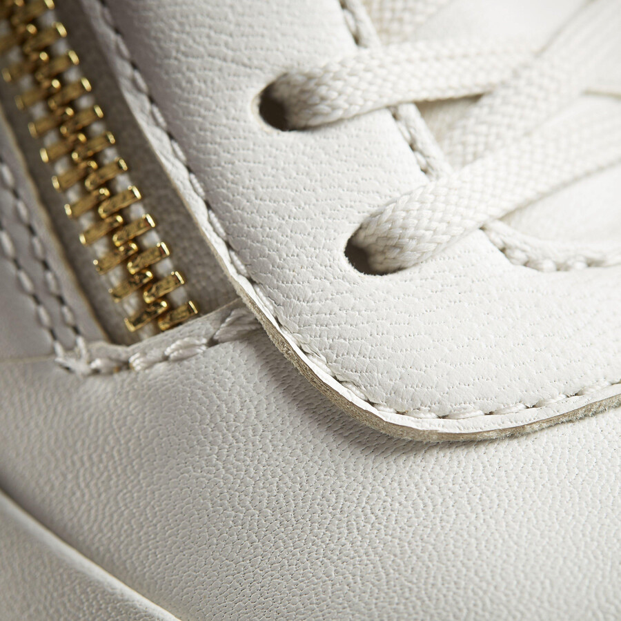 tivoli zip - off white leather