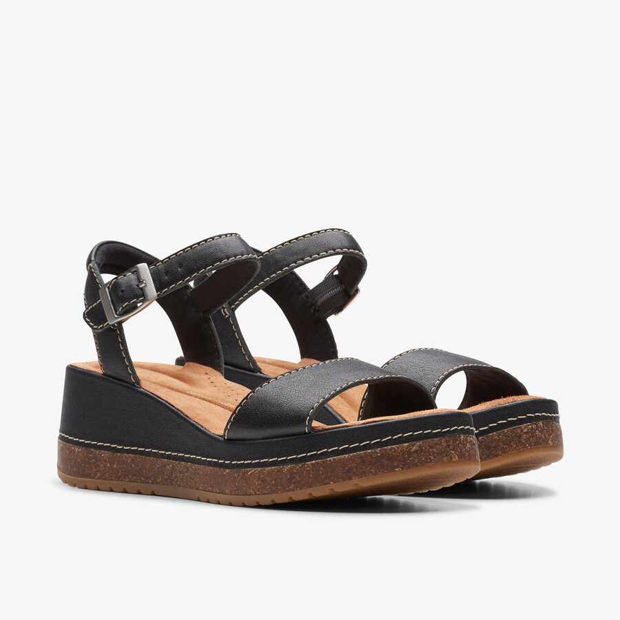 kassanda lily - zwart leer