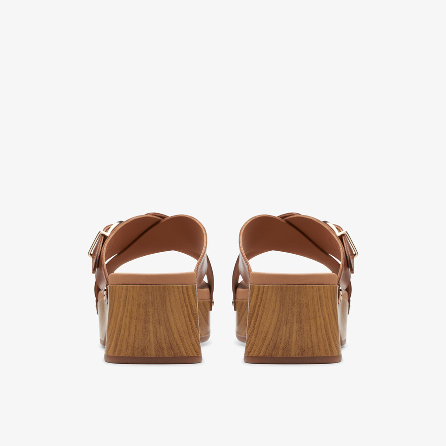 sivanne walk - bruin leer