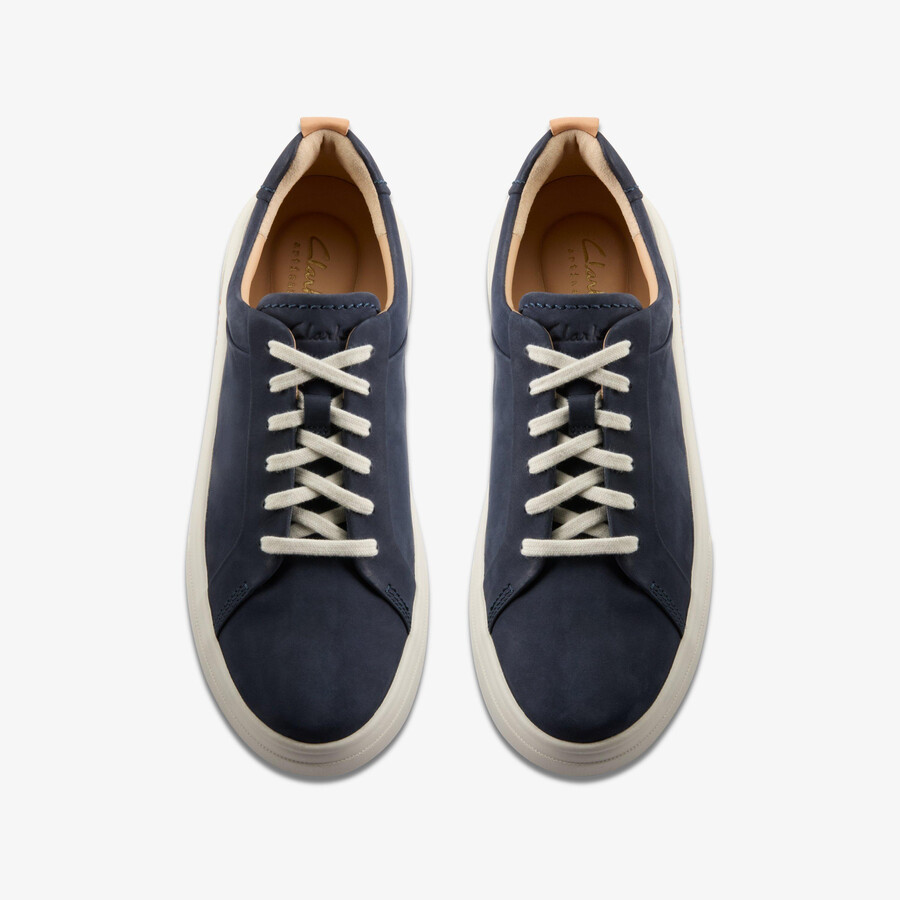 hollyhock walk - marineblauwe nubuck