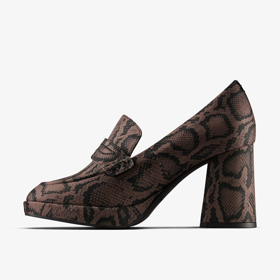 martine rose loafer 2 - bruin textiel
