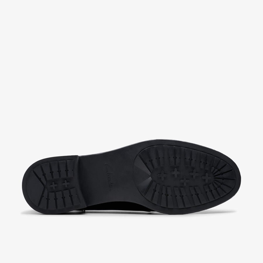 havisham edge loafer - zwart lakleer