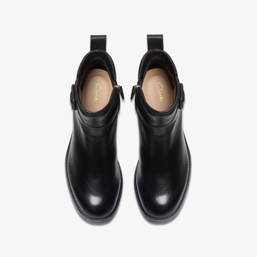 chamberly trim - zwart leer
