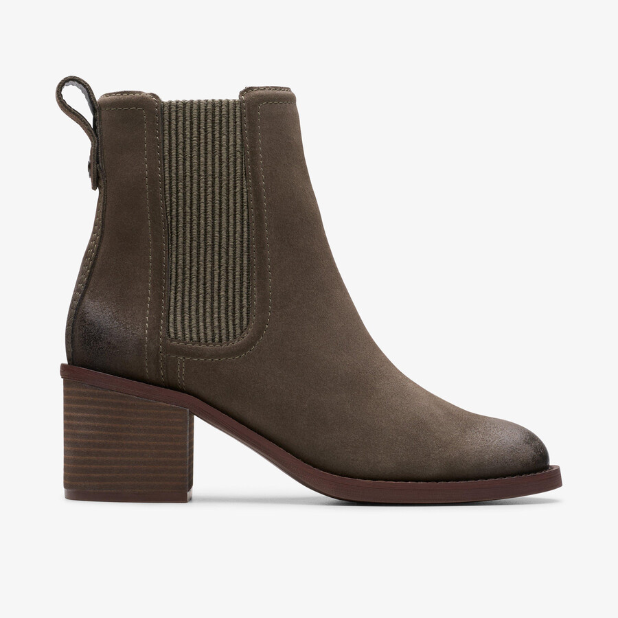 chamberly top - mole grey suede