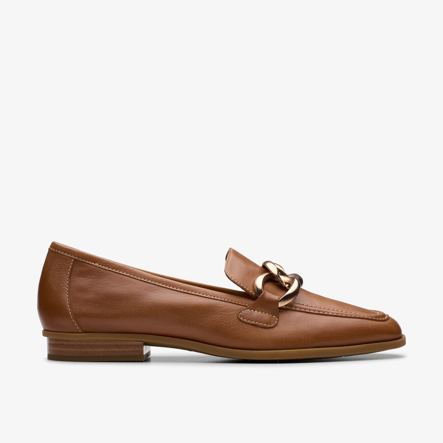 sarafyna iris loafer - bruin leer