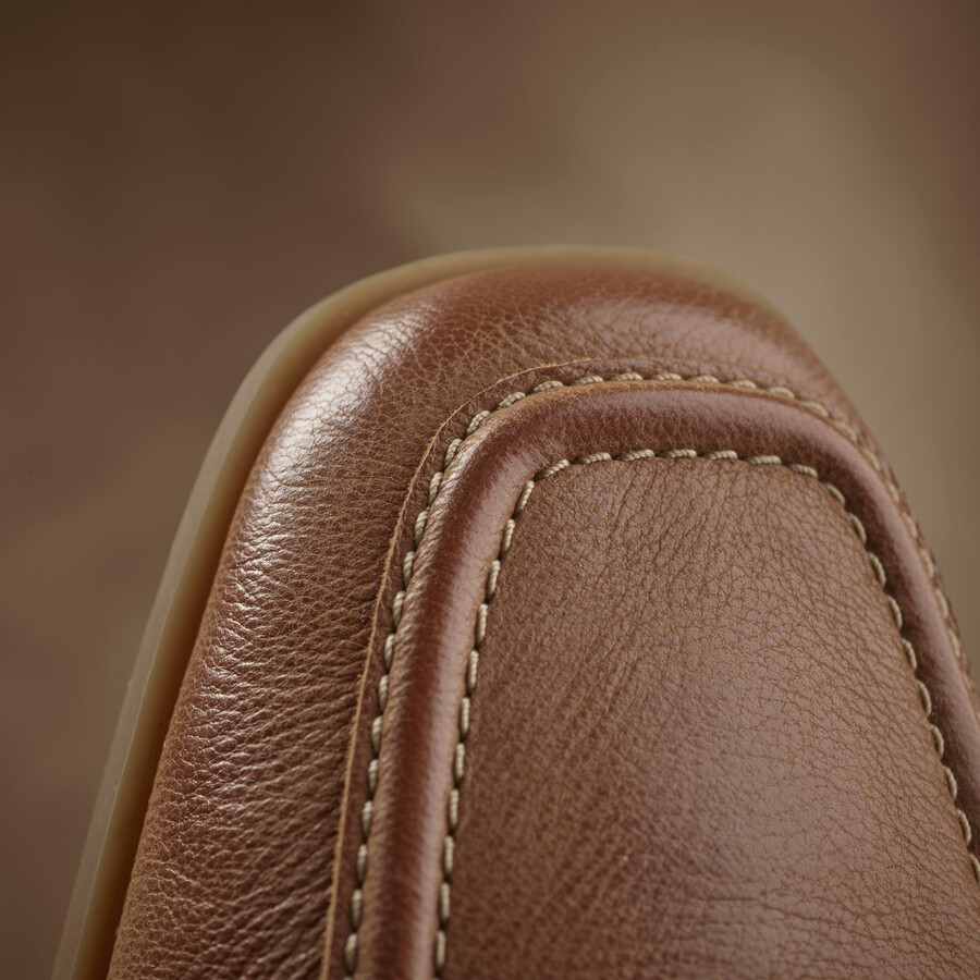 sarafyna iris loafer - bruin leer