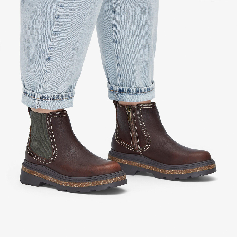 hencroft step waterproof - bruin leer