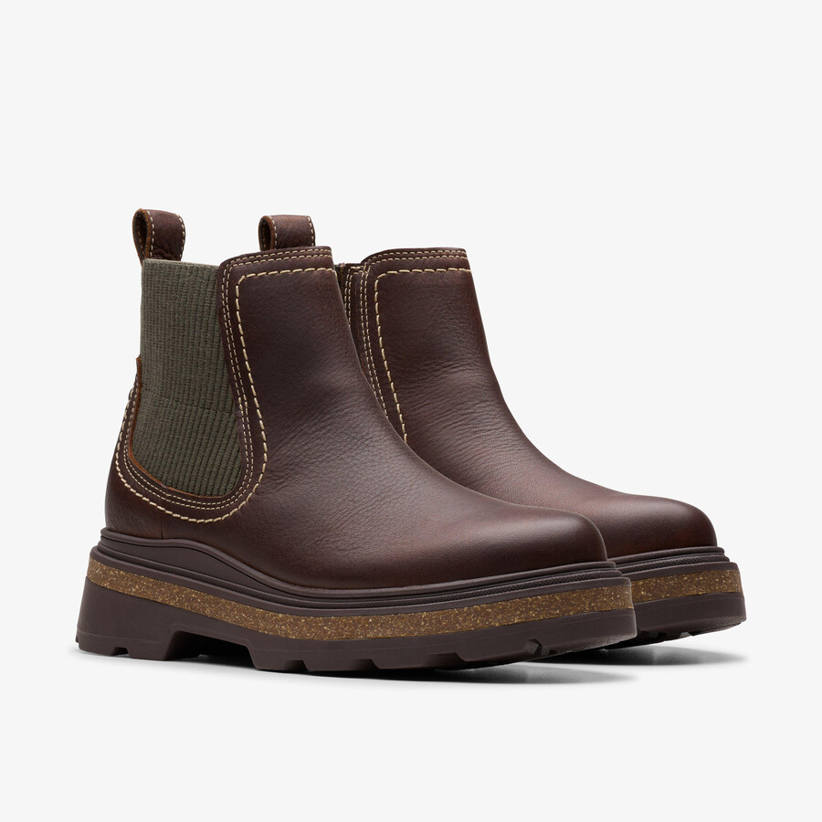 hencroft step waterproof - bruin leer