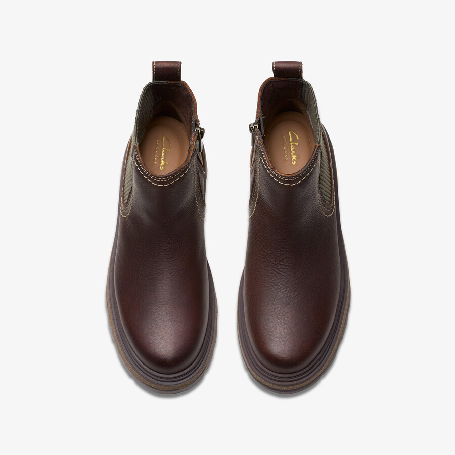 hencroft step waterproof - bruin leer