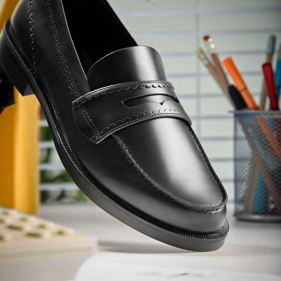 straven edge - zwart leer