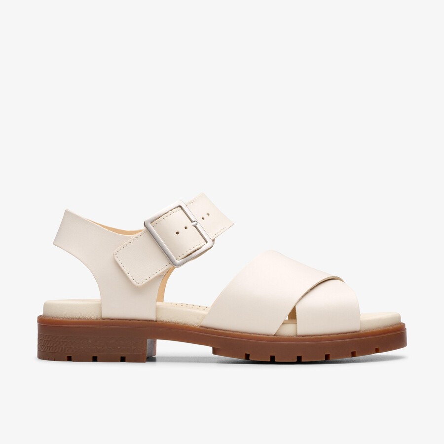 orinoco cross - crèmekleurig leer