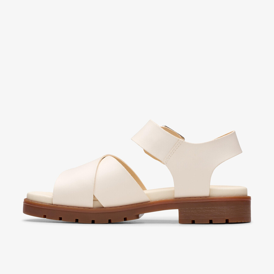 orinoco cross - crèmekleurig leer