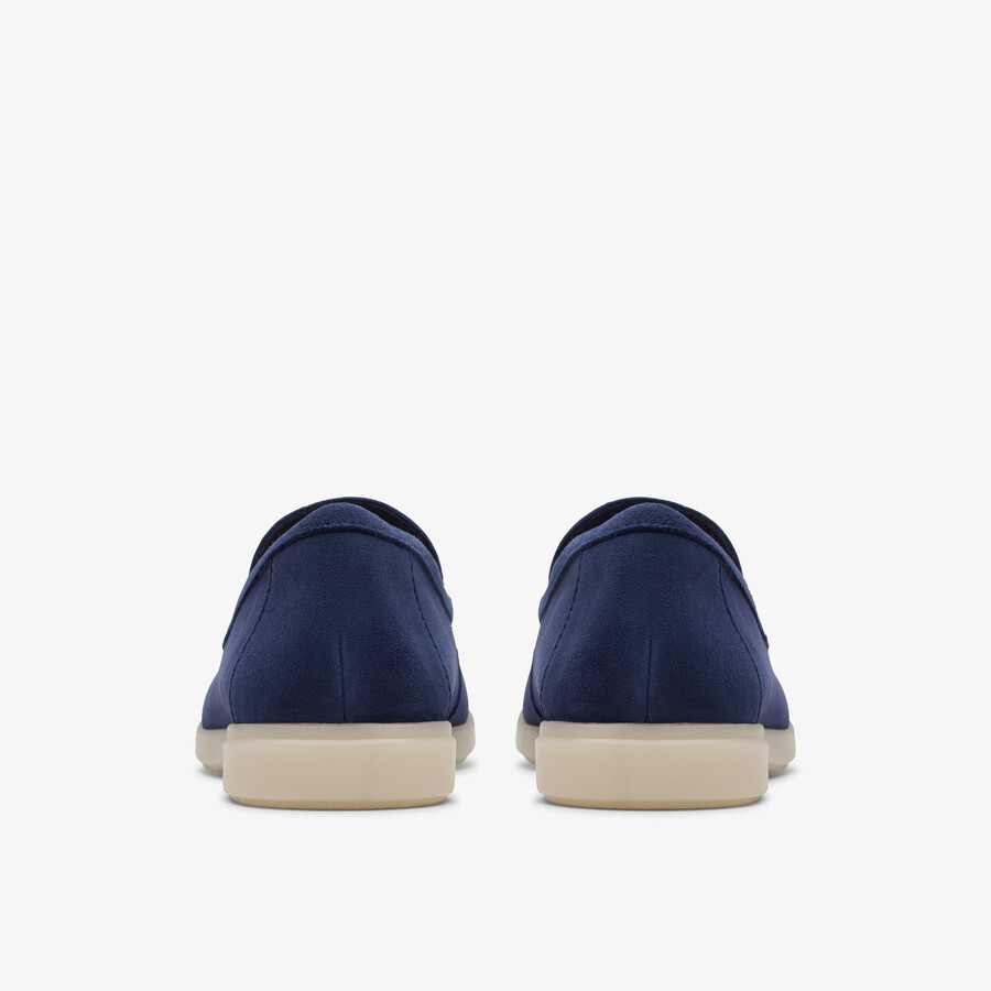 narini edge - marineblauw suède