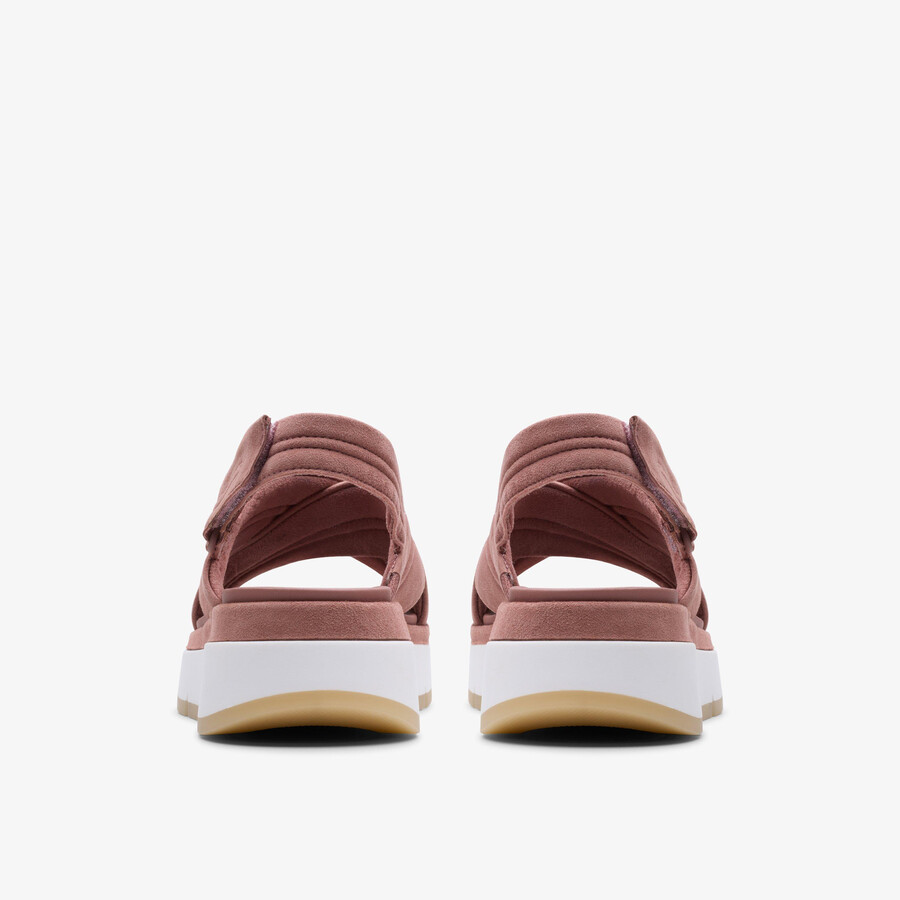 toscaans kruis - mauve suède