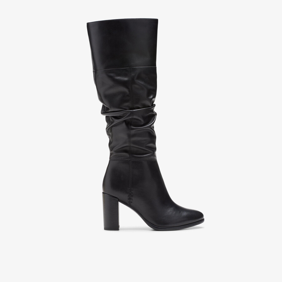 freva 85 slouch - zwart leer