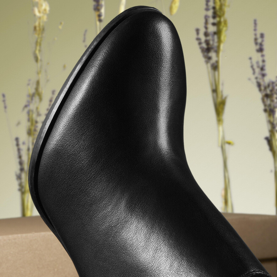 freva 85 slouch - zwart leer