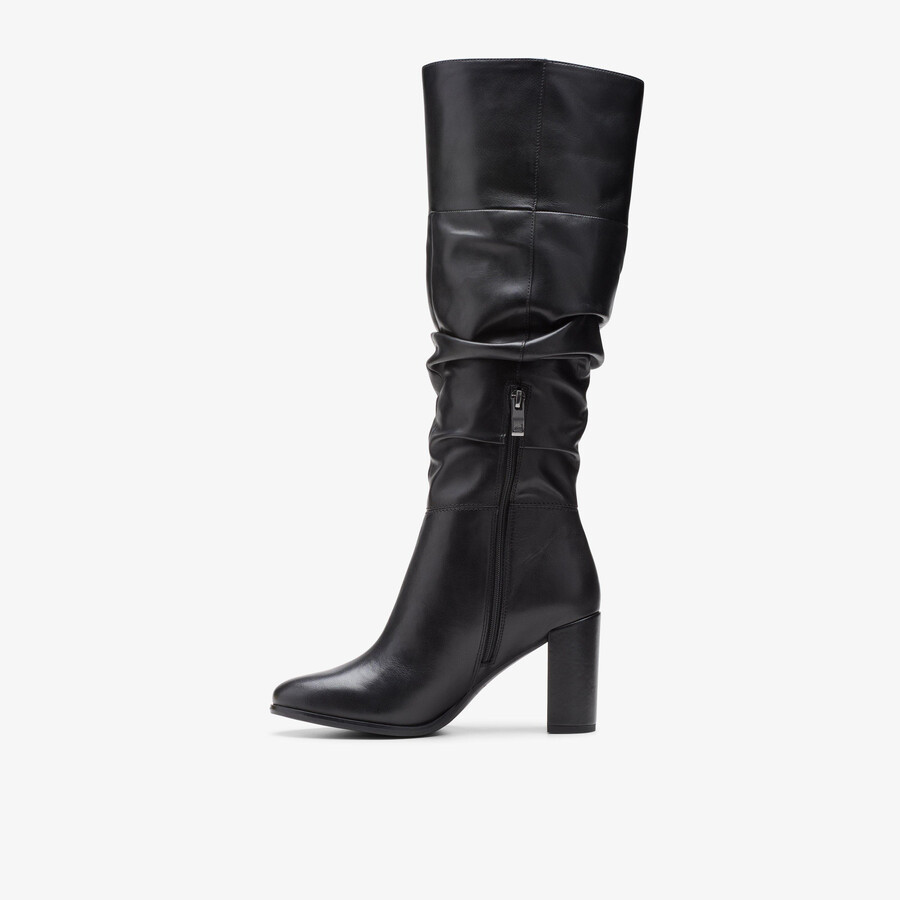 freva 85 slouch - zwart leer