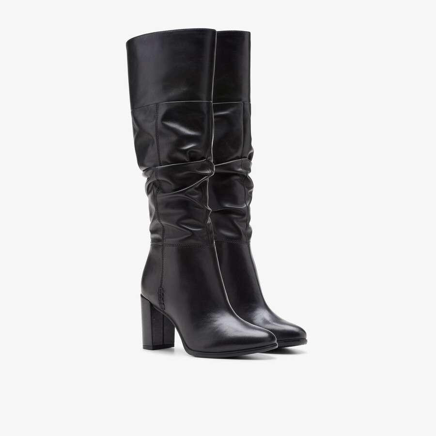 freva 85 slouch - zwart leer