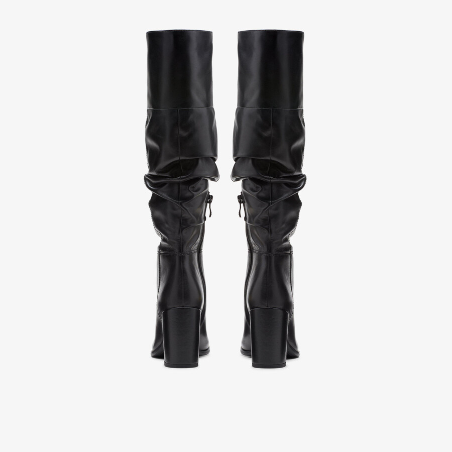 freva 85 slouch - zwart leer