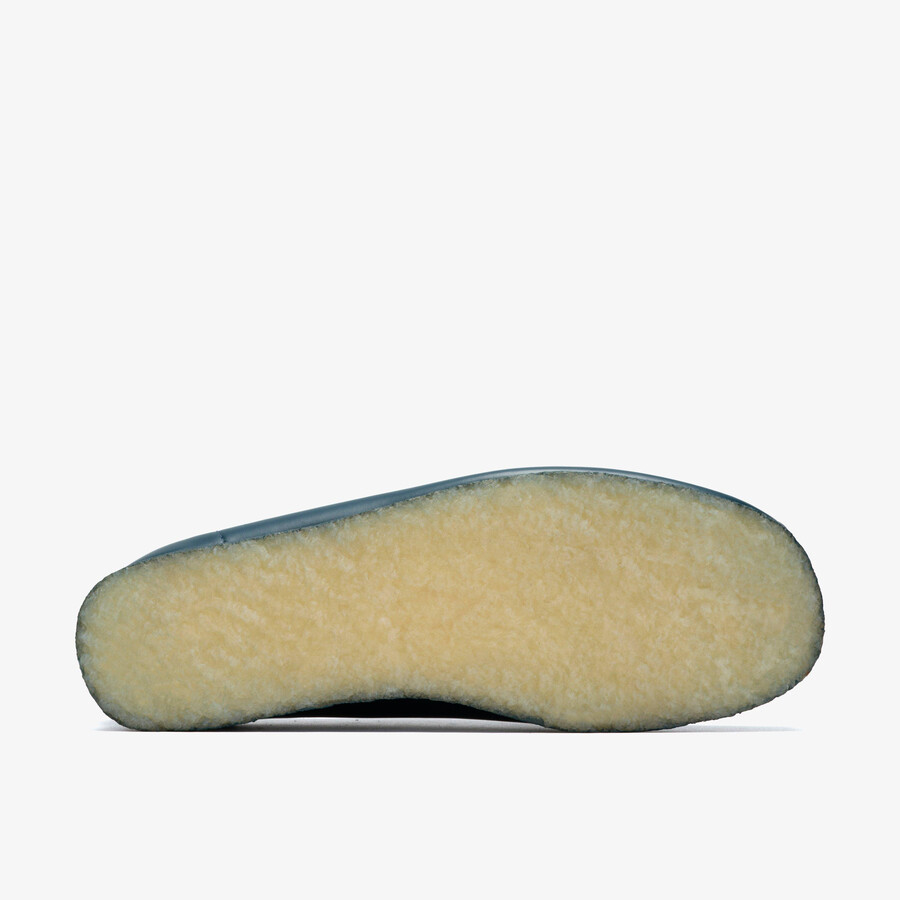 wallabee - donkergroen leer