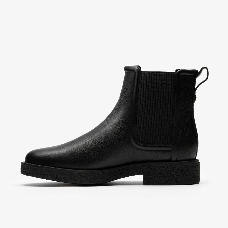 nella top - zwart leer
