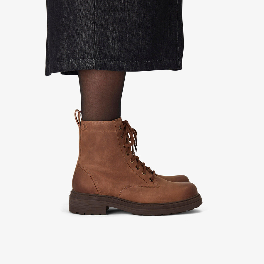 orinoco 3 stijl - walnootkleurig leer