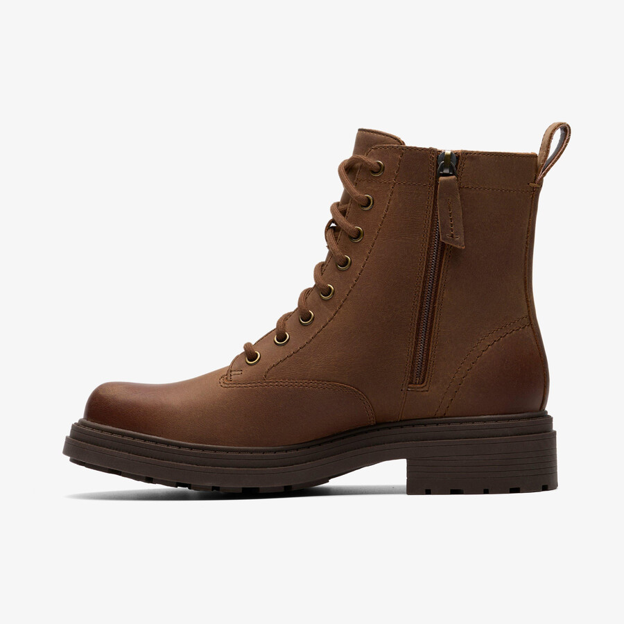 orinoco 3 stijl - walnootkleurig leer