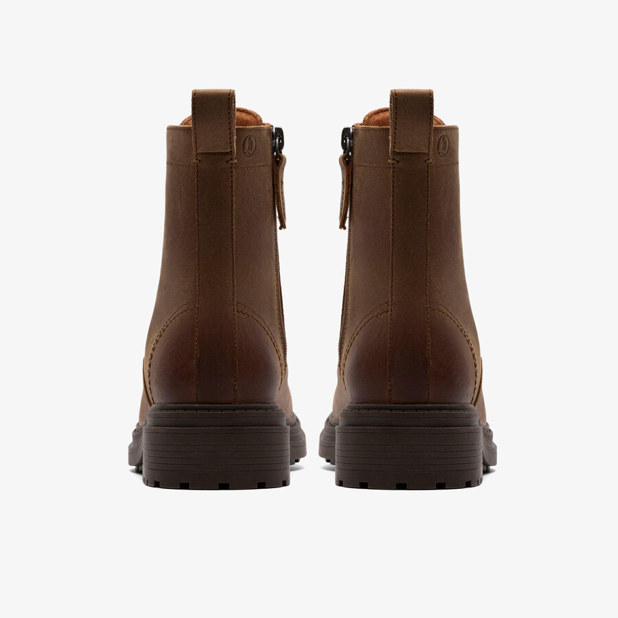 orinoco 3 stijl - walnootkleurig leer