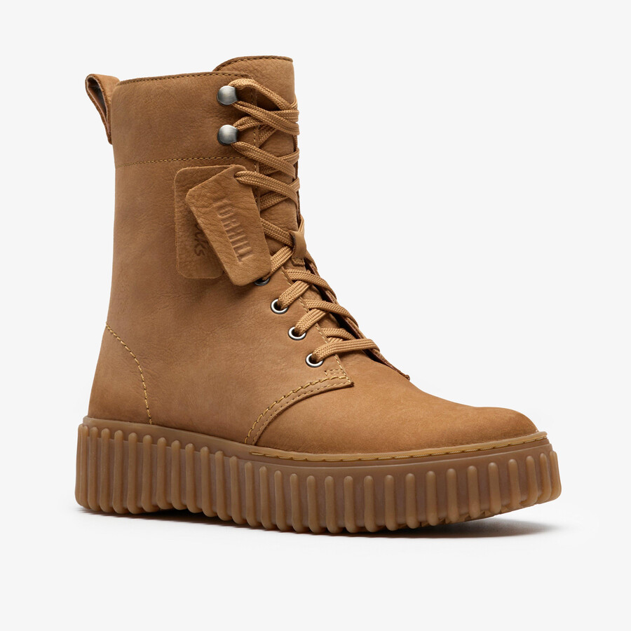 torhill-stijl - lichtbruin nubuck