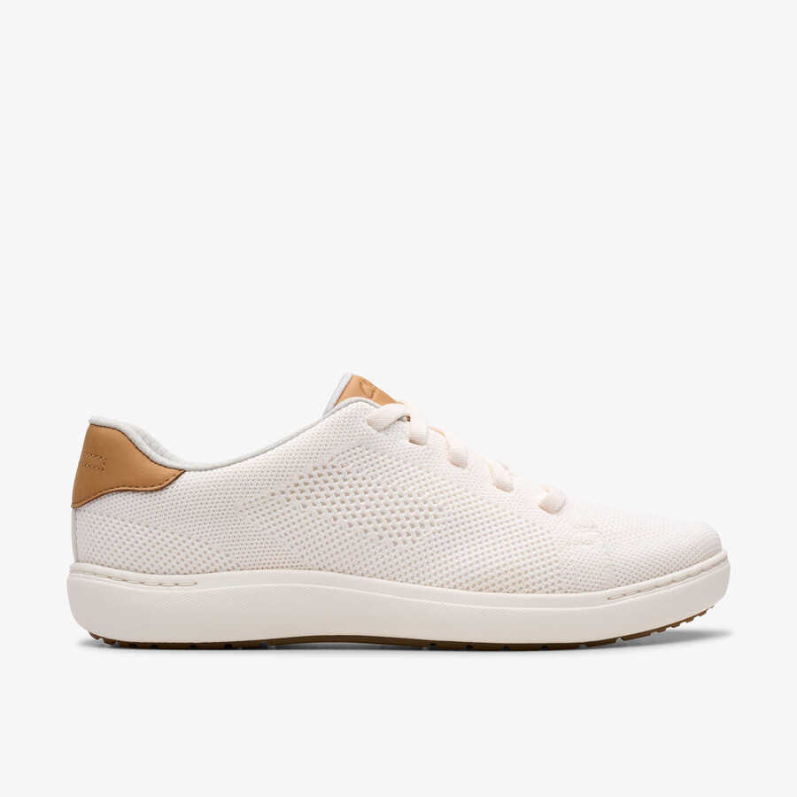 nalle walk - witte gebreide stof