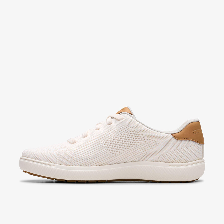 nalle walk - witte gebreide stof