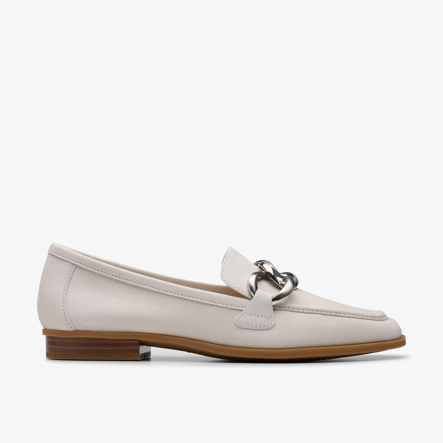 sarafyna iris - off-white leer