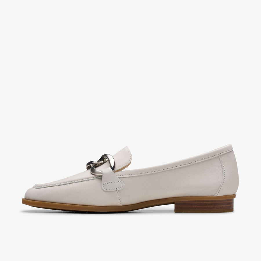 sarafyna iris - off-white leer