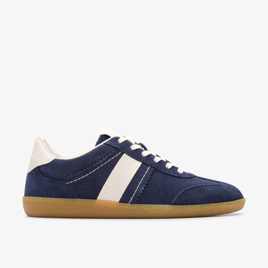 stara walk - marineblauw suède