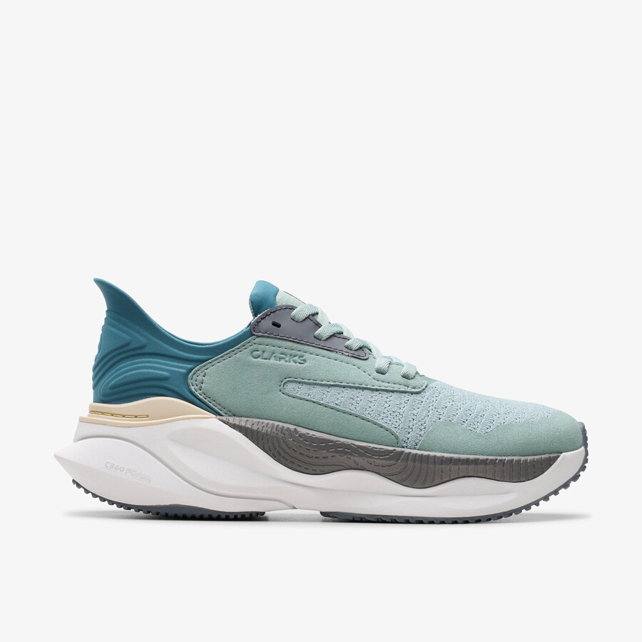 clarks pace - aqua combinatie